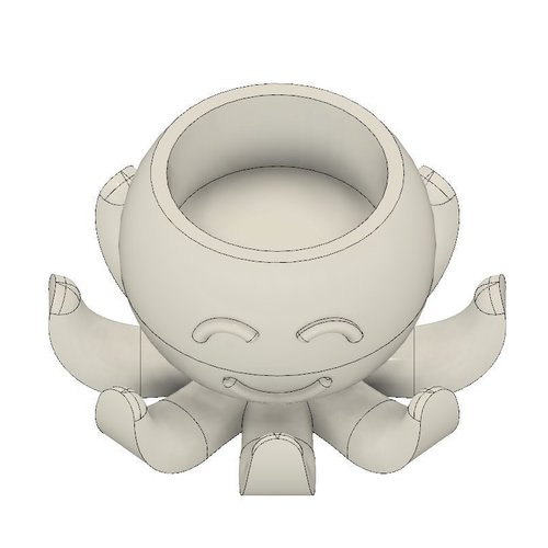 Octopus Tea Light 3D Print 61064