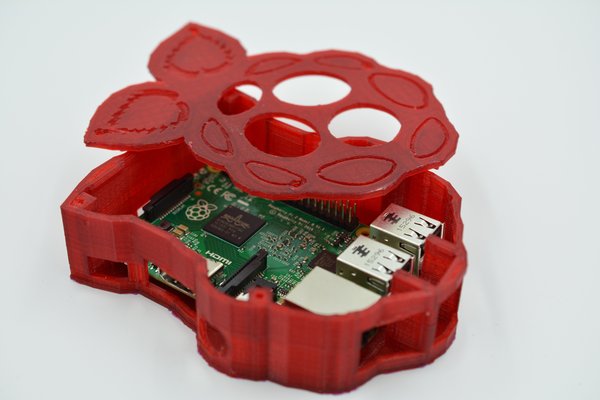 Raspberry-shaped Raspberry Pi Case