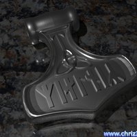 Small Mjolnir - Thor's hammer 3D Printing 61129