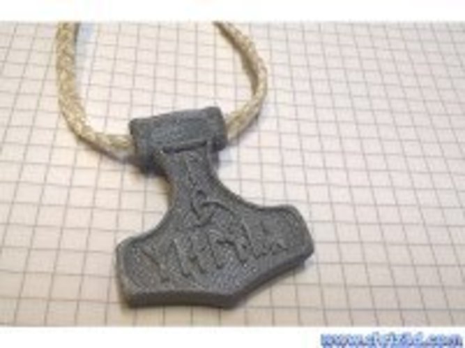 Mjolnir - Thor's hammer 3D Print 61131
