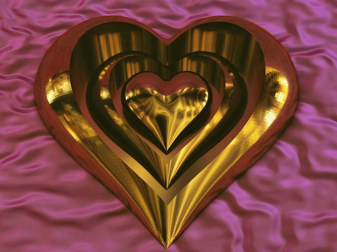 Synergy of Love Heart Motif 3D Print 61185