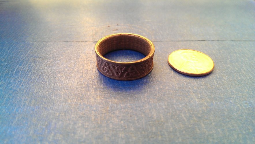 Celtic Ring 3D Print 61192