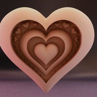 Triple Heart with Inset  - Thumbnail 2