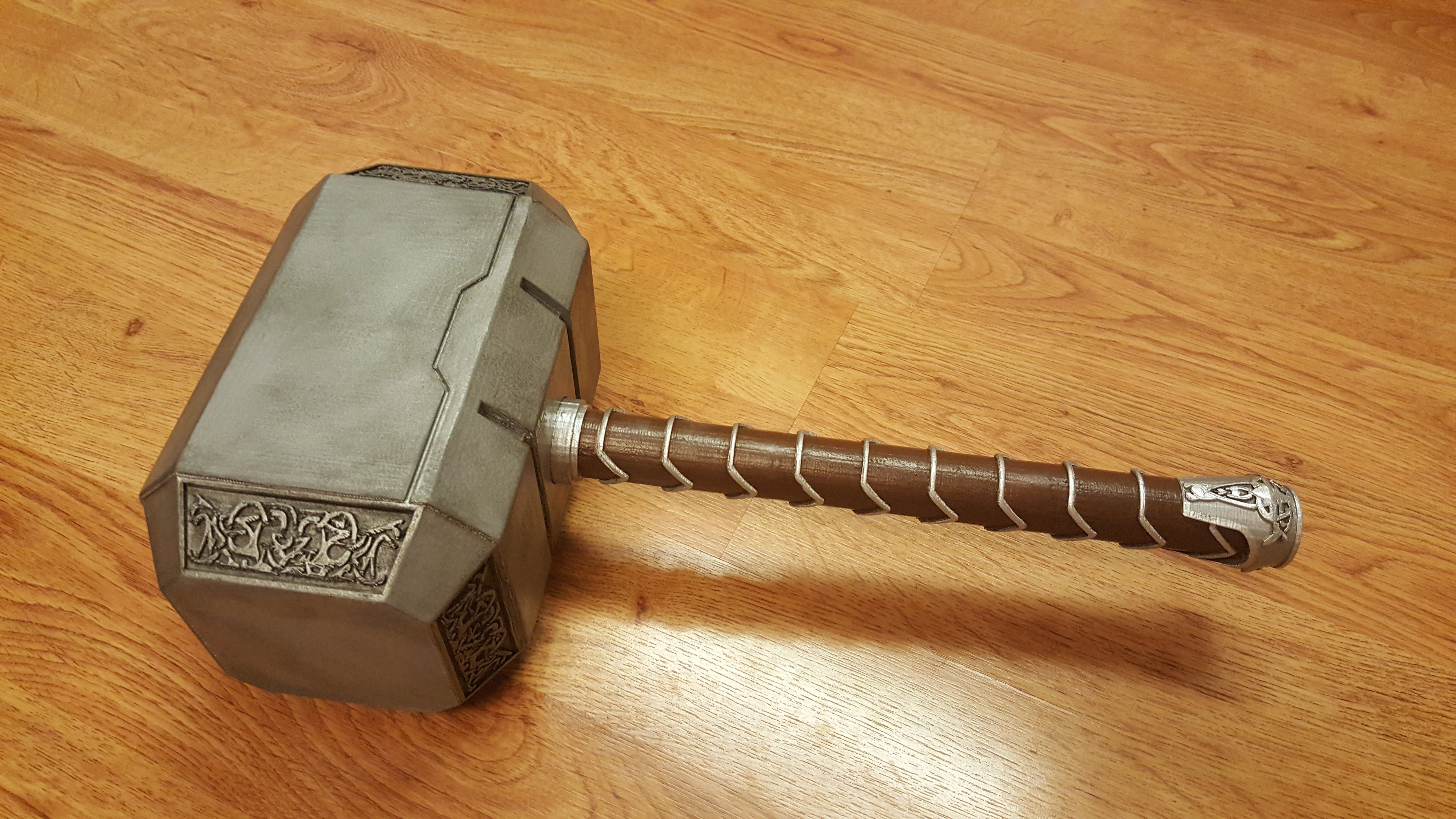 3D Life Size Thor's Hammer (Mjolnir) by ChaosCoreTech | Pinshape