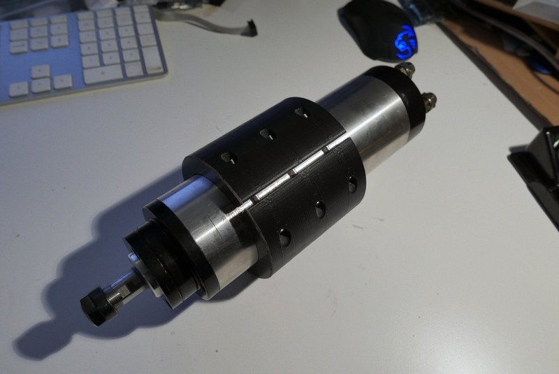 3 1/2 inch (89mm) to 65mm CNC Spindle adapter sleeve