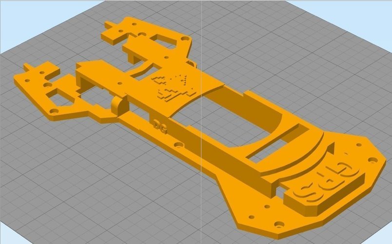 Walkera Runner Advance Upper Newsvan Tray (GPS) Reinforcement 3D Print 61278