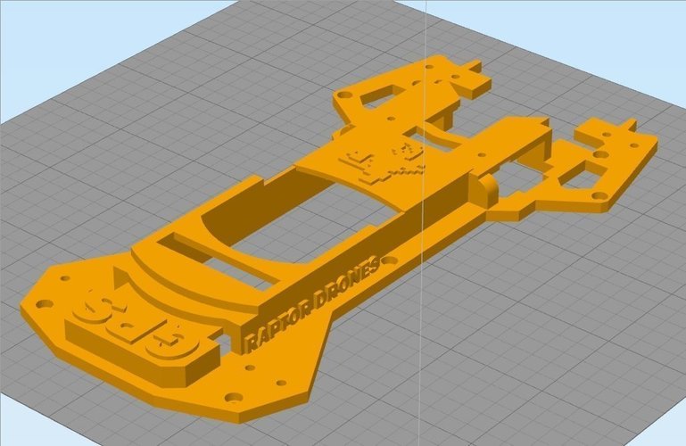 Walkera Runner Advance Upper Newsvan Tray (GPS) Reinforcement 3D Print 61279