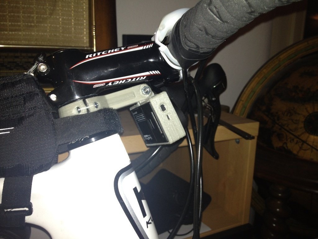 3d Printed Gopro Bike Mount By Zauberertz Pinshape