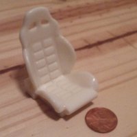 Small Modern Performance Automobile Seat (MP-3) Mult Recline Angels 3D Printing 61347