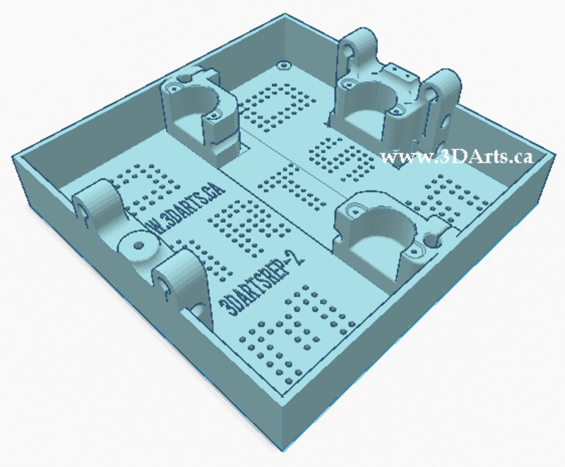 3D Arts Rep 2 3D Printer Arduino Motors and Ramp 1.4 90W