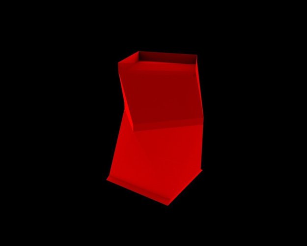 Red Lamp Shade 3D Print 61382