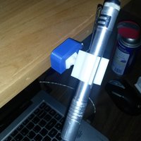 Small stream light pivot holder 3D Printing 61385