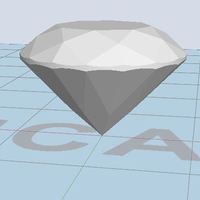 Small Diamant 3D Printing 61458