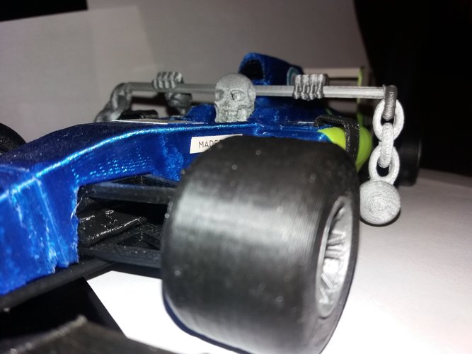 Ghost Driver Open R/C F1 Car Accessory 3D Print 61530