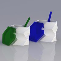 Sugar , salt container - sugar basin - Thumbnail 1