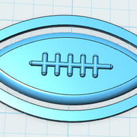 Football Paper Clip - Thumbnail 1