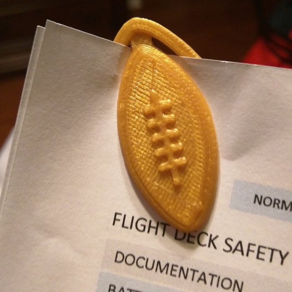 Football Paper Clip