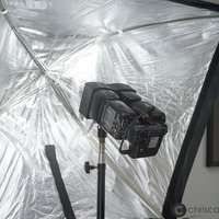 Double Nikon SB Head mount for Umbrellas - Thumbnail 4
