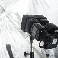 Double Nikon SB Head mount for Umbrellas - Thumbnail 5