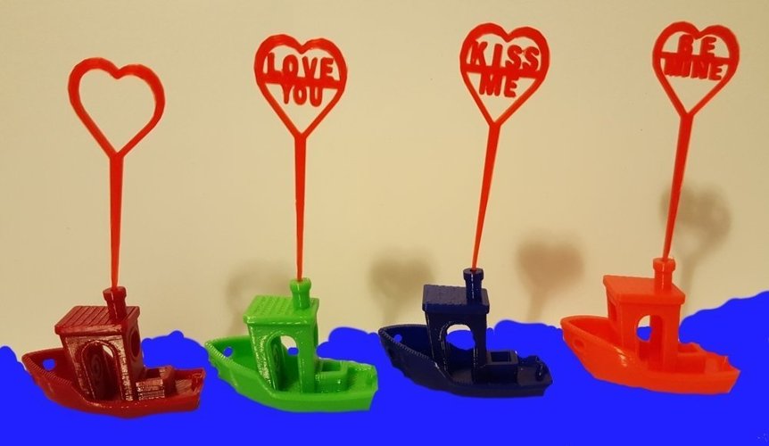 Valentine Picks 3D Print 61743