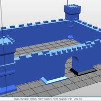 Small Basic Castle 3D Printing 61796