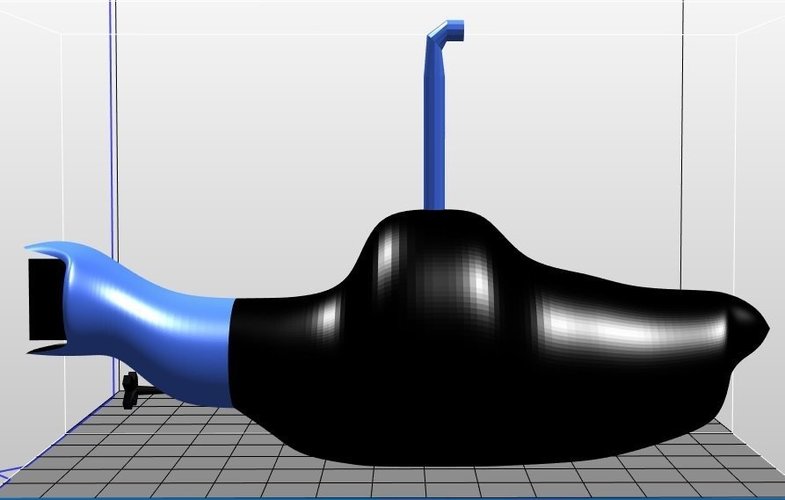 Basic Submarine 3D Print 61797