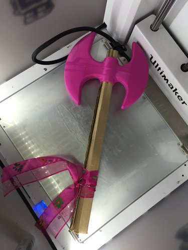 Toy battle ax 3D Print 61805