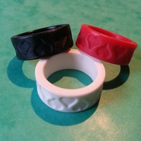 Small Heart Ring 3D Printing 61888
