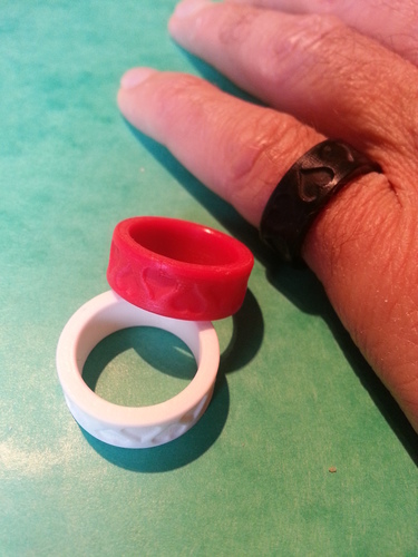 Heart Ring 3D Print 61891