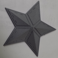Small Captain America Star 3D Printing 61898