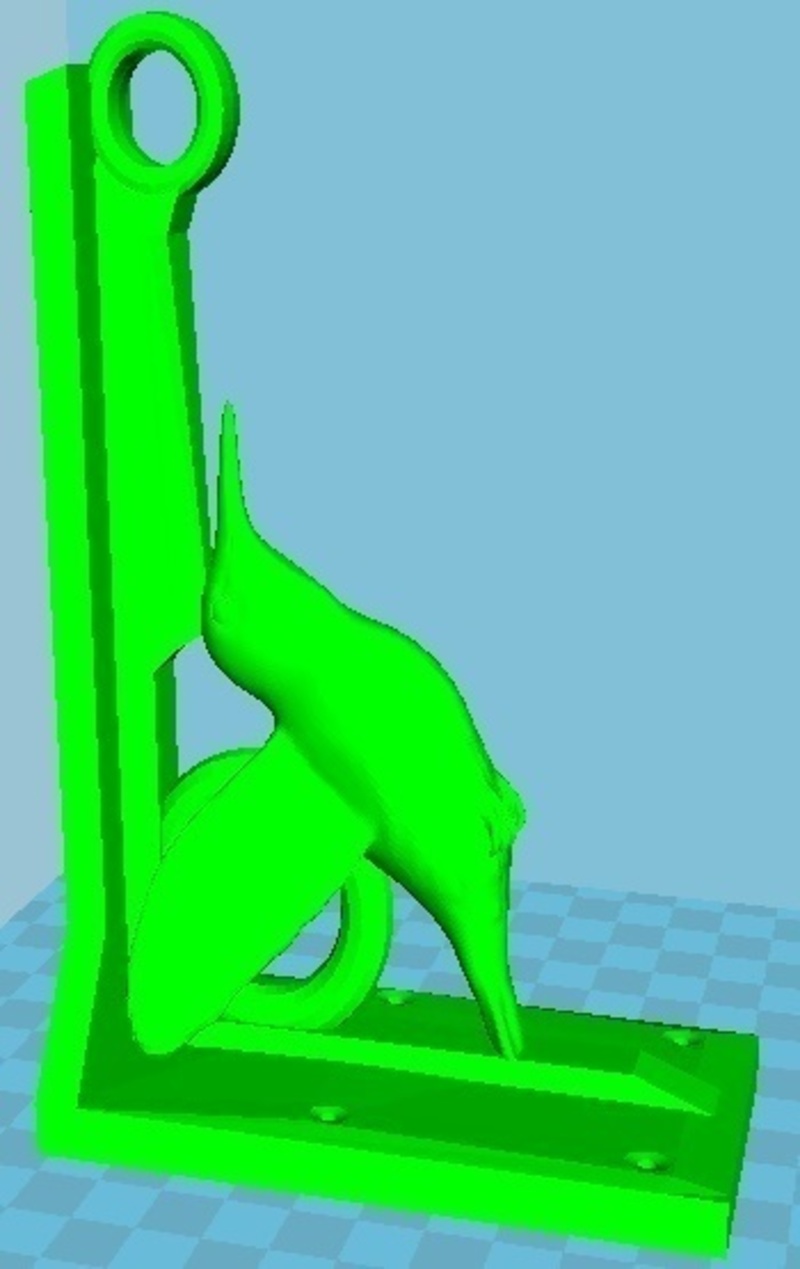 Humming bird feeder bracket hanger