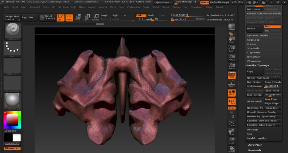 Human Ethmoid Bone  3D Print 61922