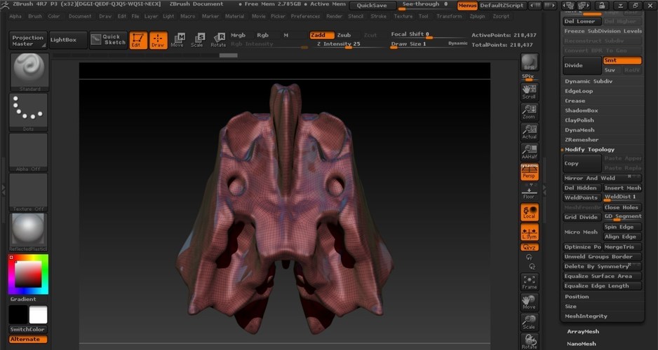 Human Ethmoid Bone  3D Print 61923