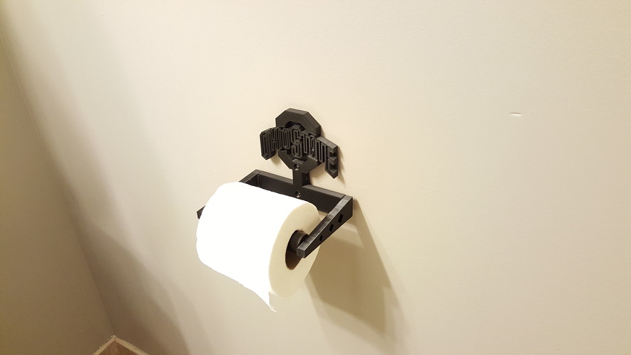 Ohio State Toilet Paper Holder 3D Print 61989