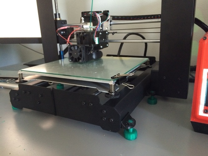 (updated)wanhao duplicator i3 adjustable feet 3D Print 62123