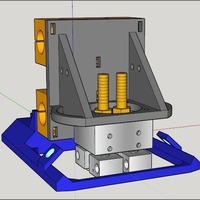 E3D Krakken Prusa i3 carriage with Fan, LED and Z-Stop bed level - Thumbnail 6