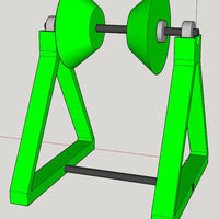 Smooth motion plastic filament spool holder - expandable. - Thumbnail 3