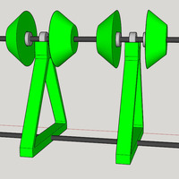 Smooth motion plastic filament spool holder - expandable. - Thumbnail 4