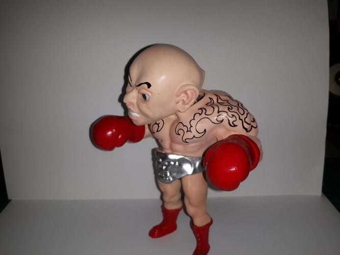 搖頭晃腦的拳擊手 -台灣製造 boxer-Made in Taiwan 3D Print 62225