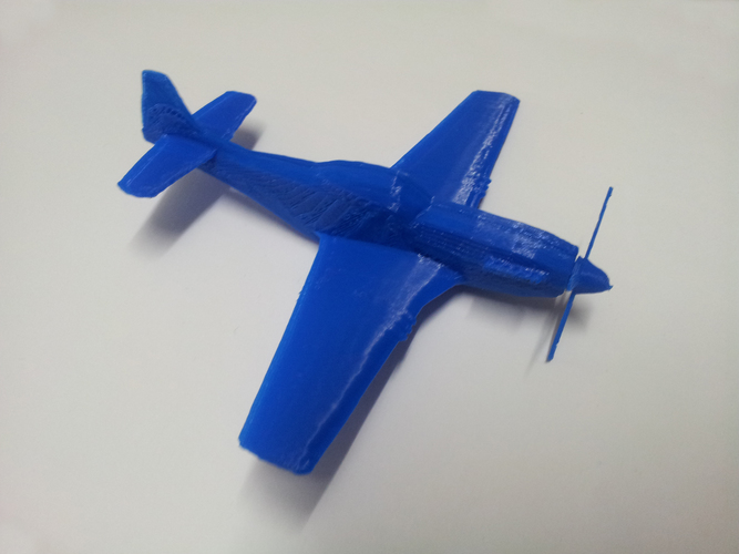 Mustang P-51 small model 3D Print 62332