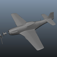Mustang P-51 small model - Thumbnail 4