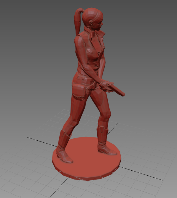 Medium Claire Redfield - Resident Evil - Pose01 3D Printing 62350