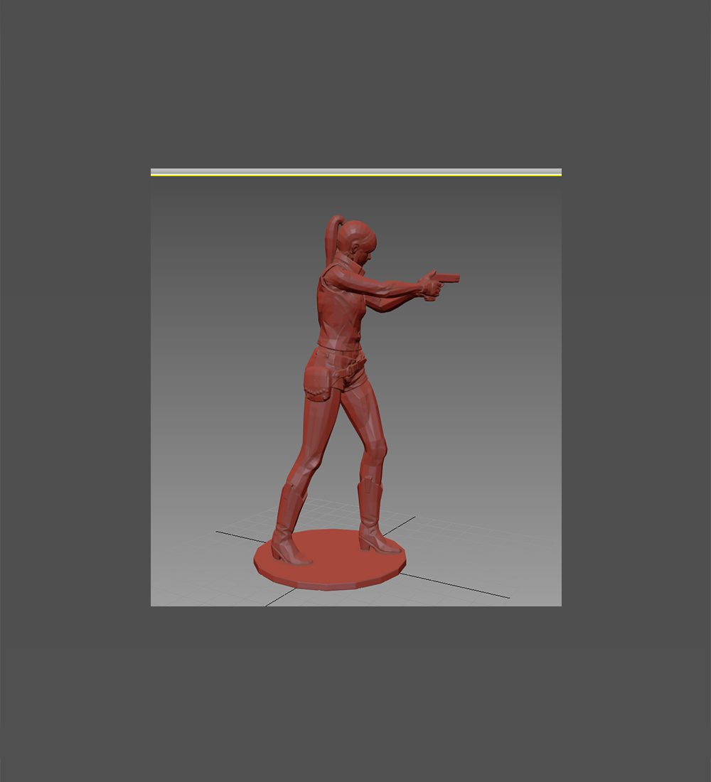 Claire Redfield - Resident Evil - 32mm Miniature | 3D Print Model