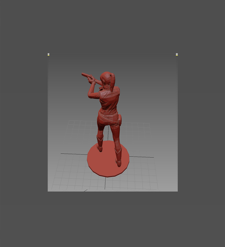 3D Printed Claire Redfield - Resident Evil - Pose01 by 