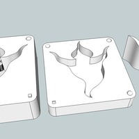 Stubby Ghost Door Stop Mold - Thumbnail 3
