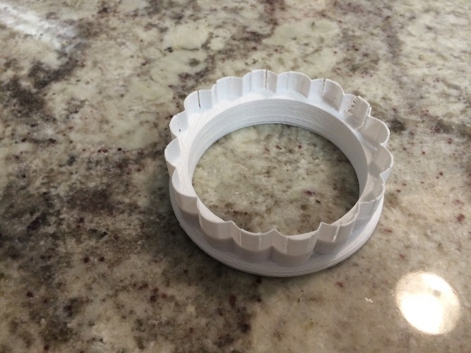 Scallop Cookie Cutter 3D Print 62578