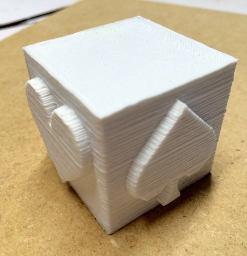 Euchre Cube 3D Print 62588