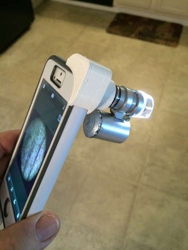 iPhone 5 Magnifier Adaptor 3D Print 62609