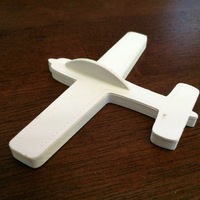 Small Airplane Cookie Cutter 3D Printing 62613