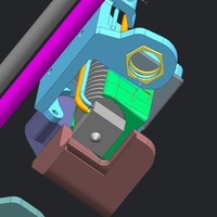 COMPACT SUPPORT BOWDEN PRUSA EXTRUDER - Thumbnail 6